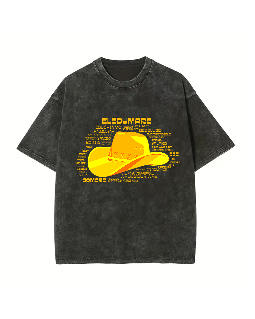 Eledumare Hat Stonewash Tee