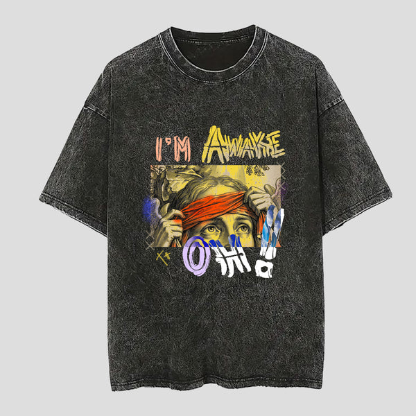 Sess x Streetchurch I'm Awake Stone Wash Shirt