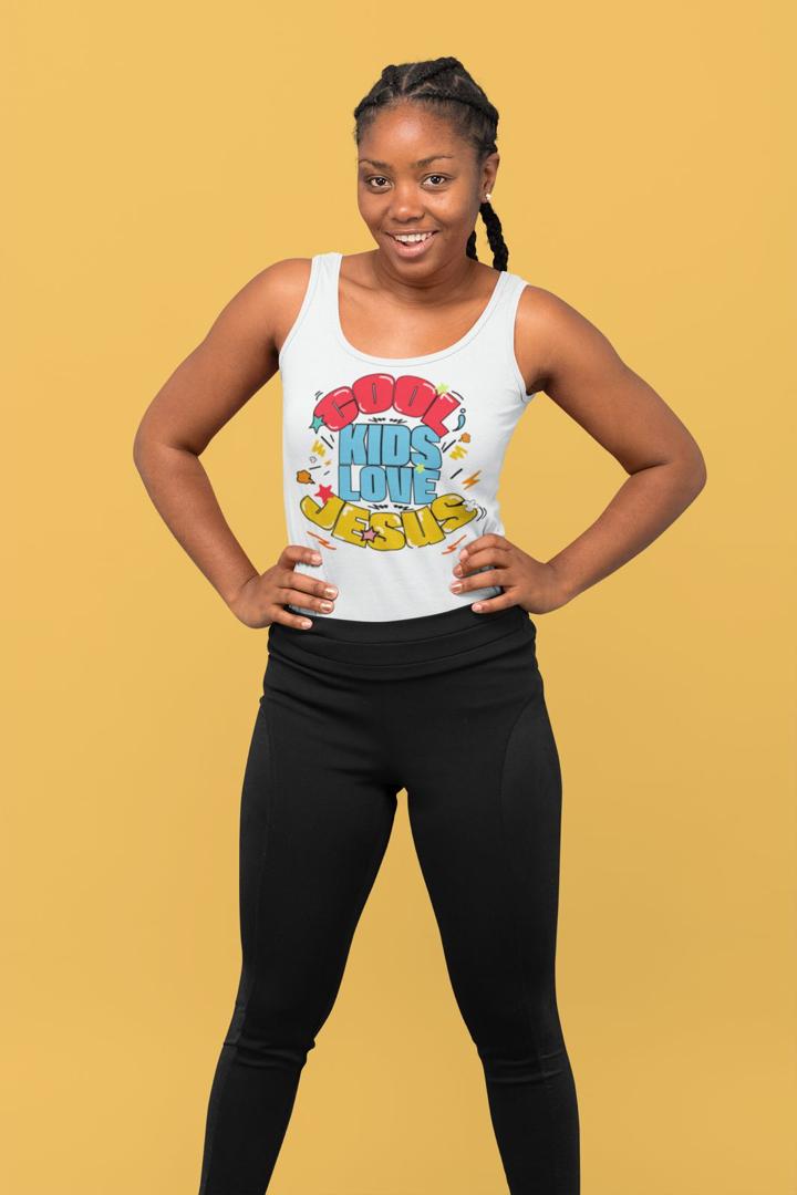 COOL KIDS LOVE JESUS SLEEVELESS